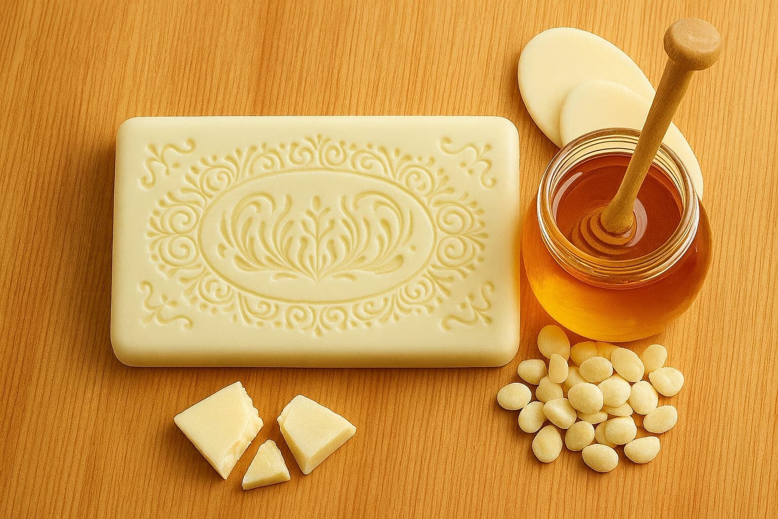 Chocolate Branco & Mel – Doçura Aveludada – imagem 1