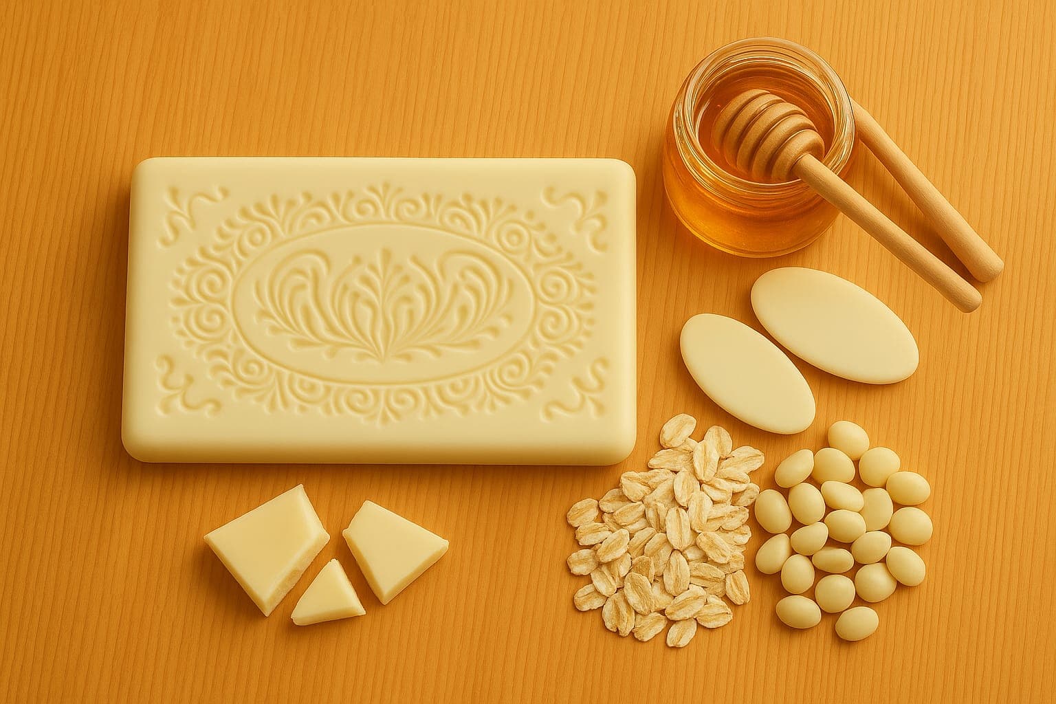 Chocolate Branco, Mel & Aveia – Luxo Nutritivo – imagem 1